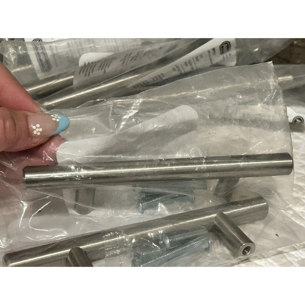 7‎ Pack Amerock Bar Pulls Drawer Pull Sterling Nickel 3